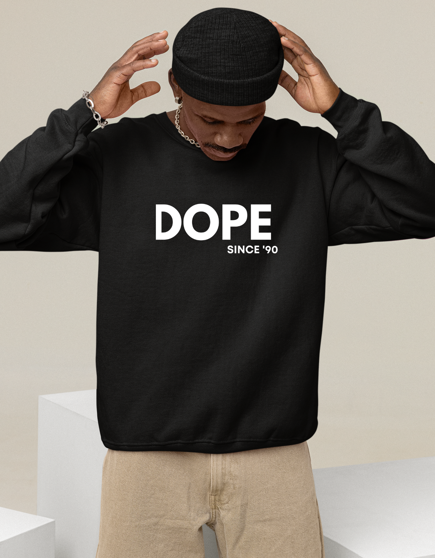 DOPE SINCE '' CREWNECK SWEATSHIRT